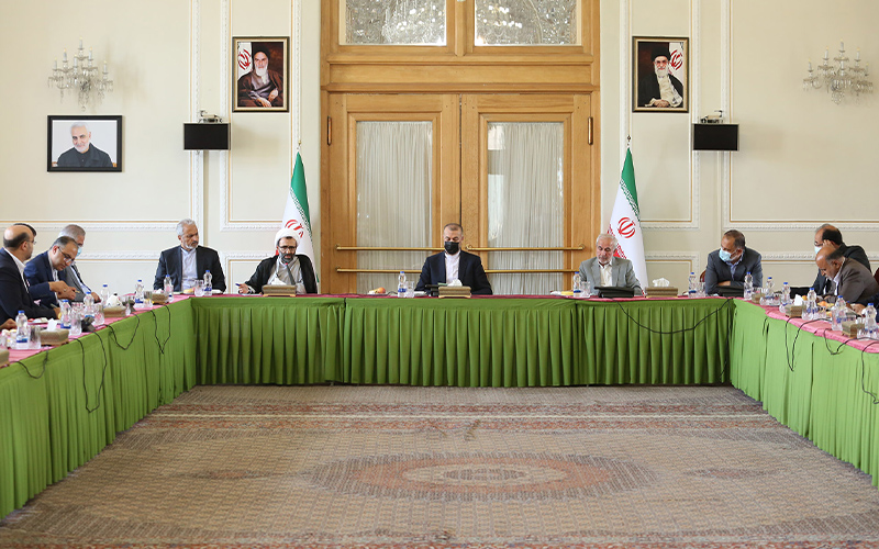 دیدار اعضای فراکسیون ایرانیان خارج از کشور با وزیر امورخارجه